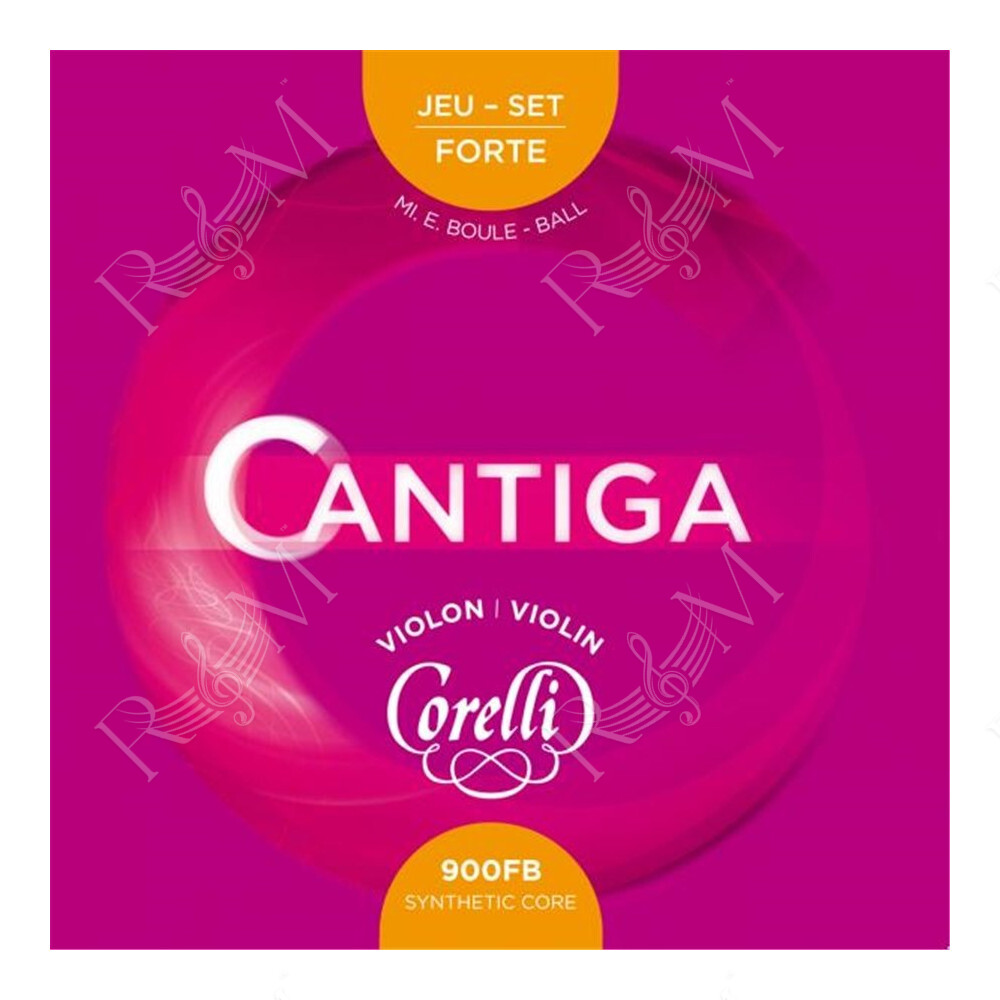 900FB Cantiga x violino Set Tensione Forte Mi con pallino