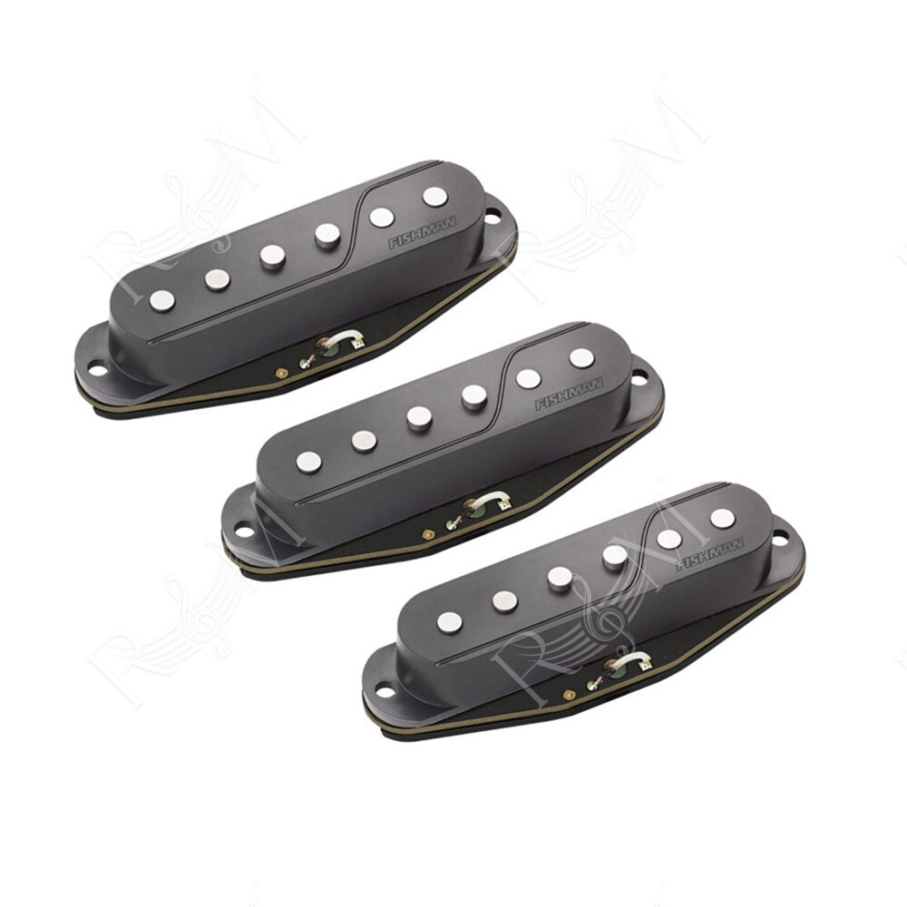 Fluence Single Width Pickup Strat® Set/3 Black (PRF-STR-BK3)