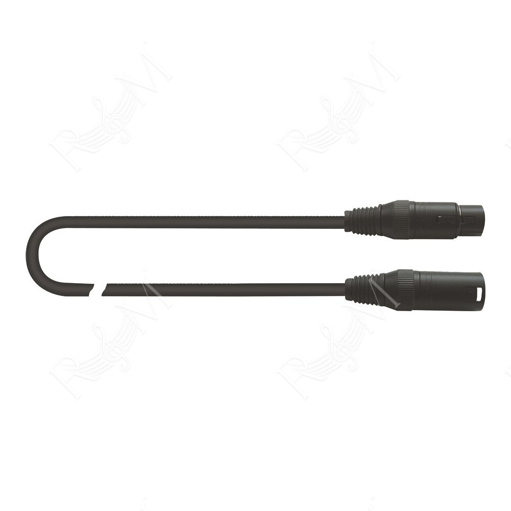 MCR/611K-0,5 BK XLR Maschio/XLR Femmina