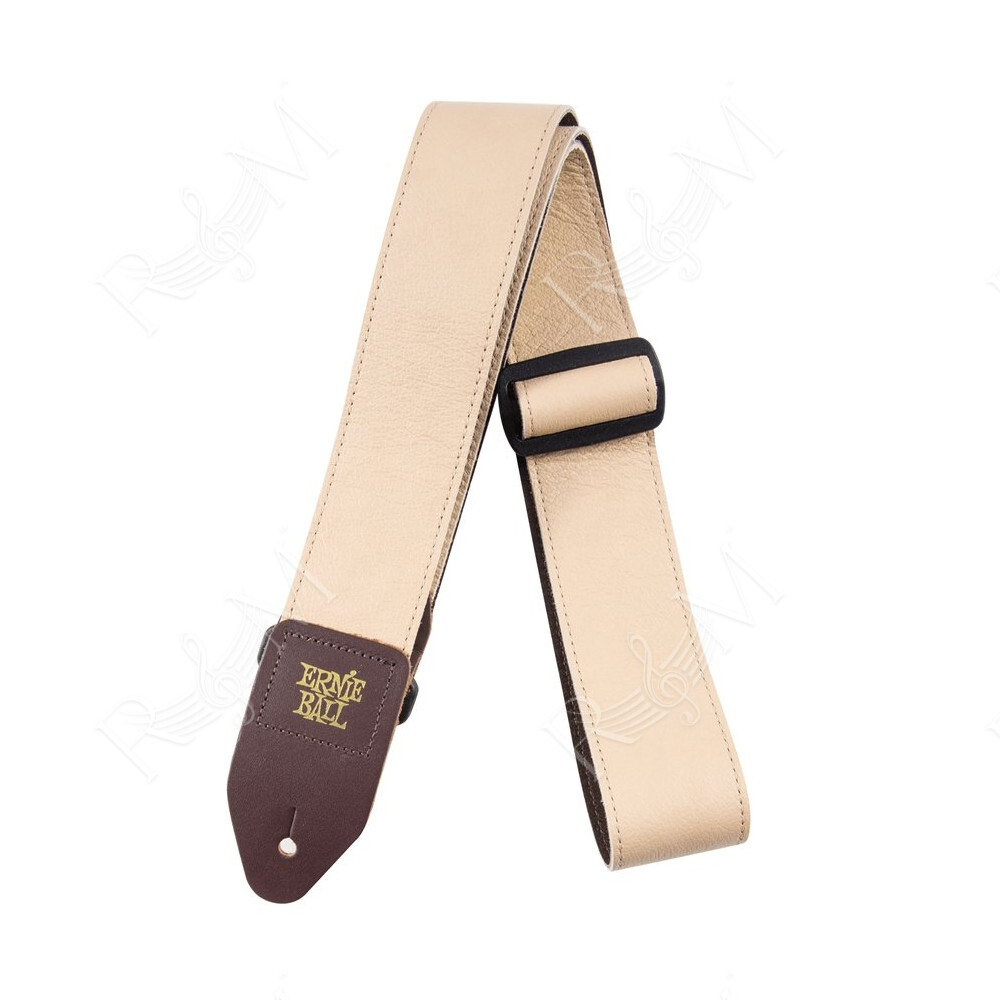 Tracolla in Pelle Italiana Marrone Chiaro Larga 5 cm Tri-Glide