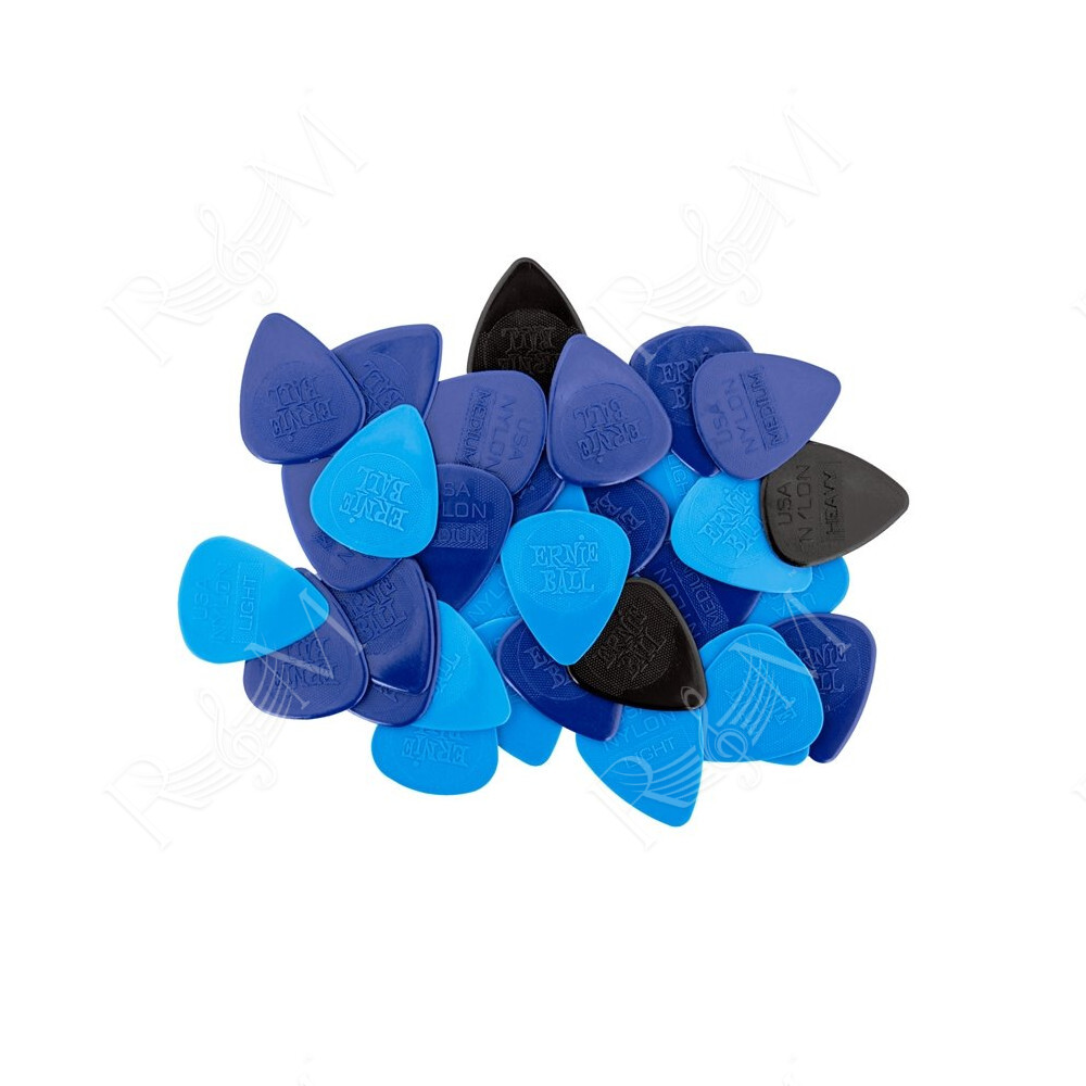 Plettri in Nylon Heavy Thin, Medium e Heavy Busta da 50