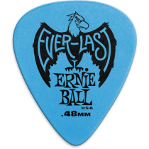 9181 Plettri Everlast Blue 0.48mm Busta da 12
