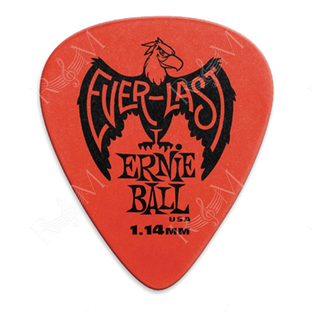 9194 Plettri Everlast Red 1.14mm Busta da 12