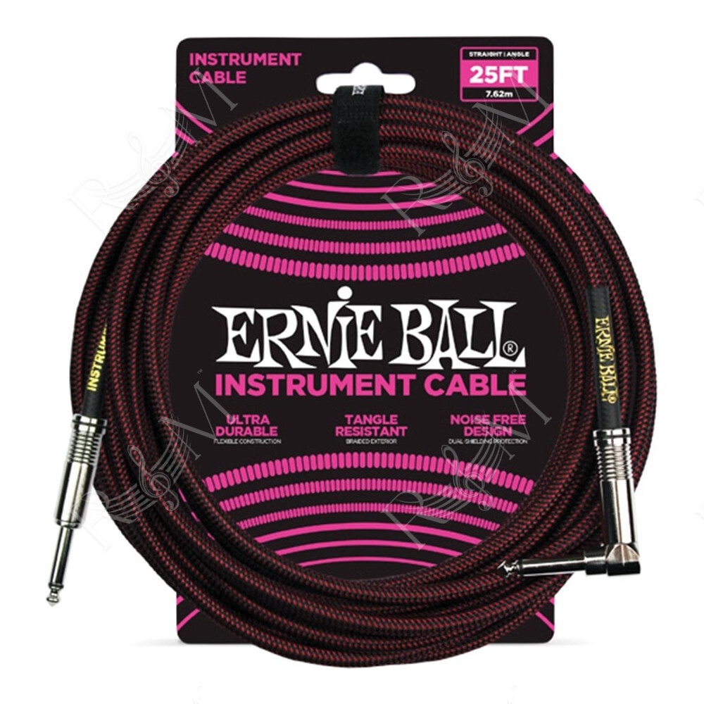 6062 Cavo Braided Black/Red 7,62 m