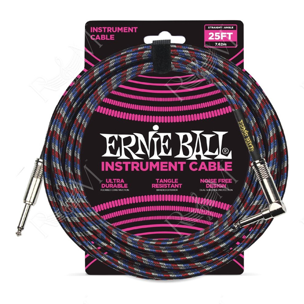 6063 Cavo Braided Black/Red/Blue/White 7,62 m