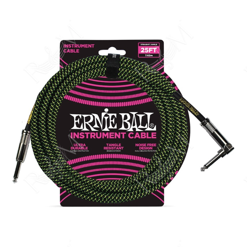 6066 Cavo Braided Black/Green 7,62 m