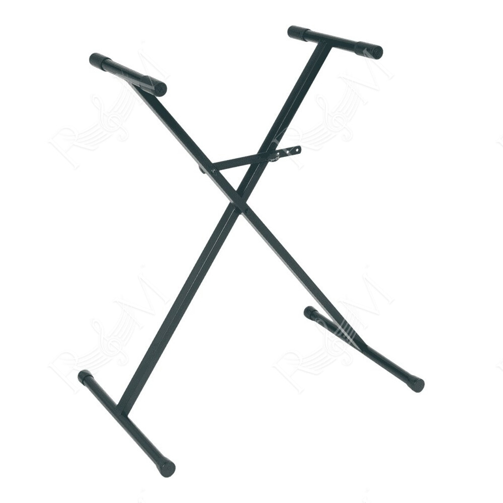X1P Stand a X per Tastiera Telaio Singolo Nero Preassemblato