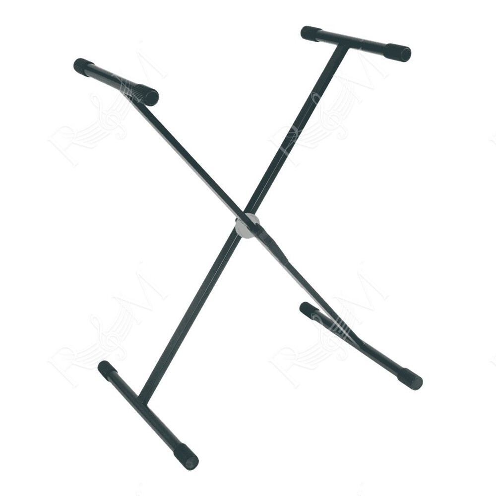 RX Stand a X per Tastiera Telaio Singolo Ball Lock Nero