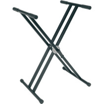 RX40-B Stand a X per Tastiera Telaio Doppio Ball Lock Nero