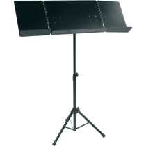 PUVX Leggio Pieghevole Orchestra Nero