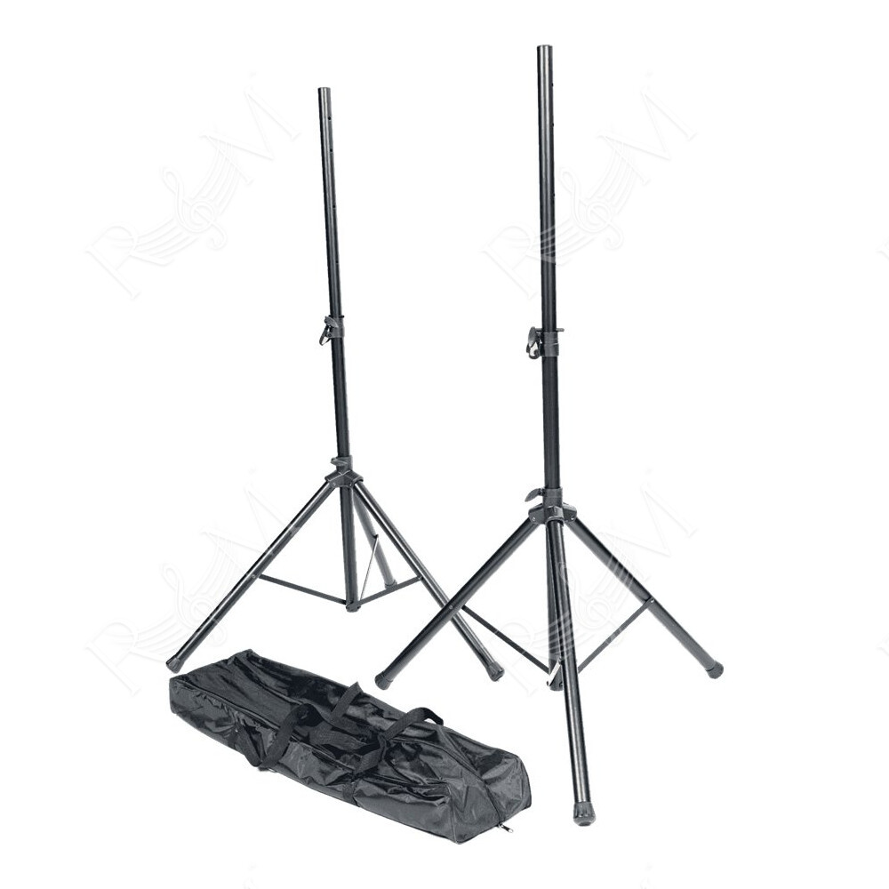 SS01-PACK Aste Metalliche Nere con Custodia 2 Pcs
