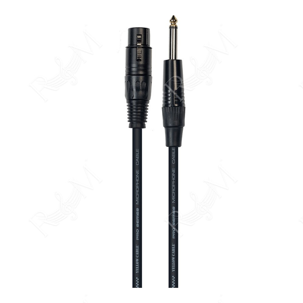 M03J Cavo Microfonico Jack Sbilanciato/XLR Femmina 3 m