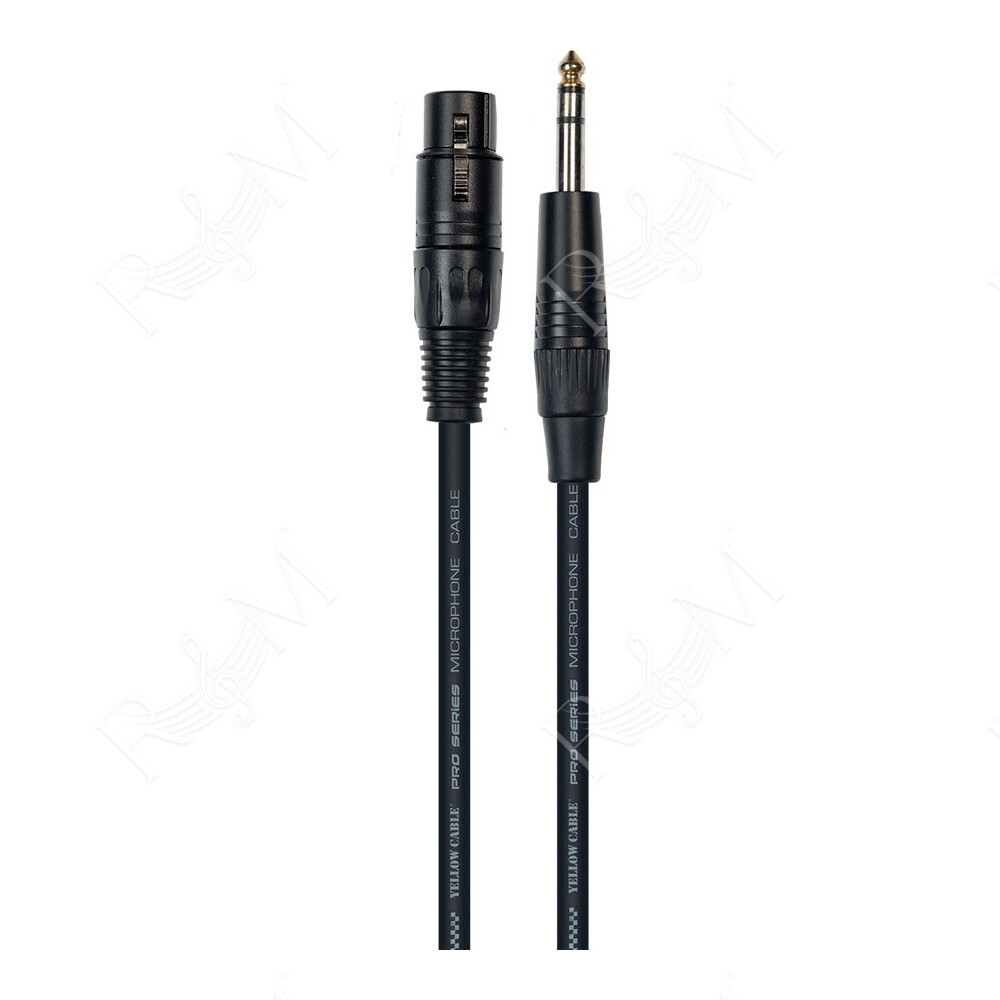 M05J-S Cavo Microfonico Jack TRS/XLR Femmina 5 m