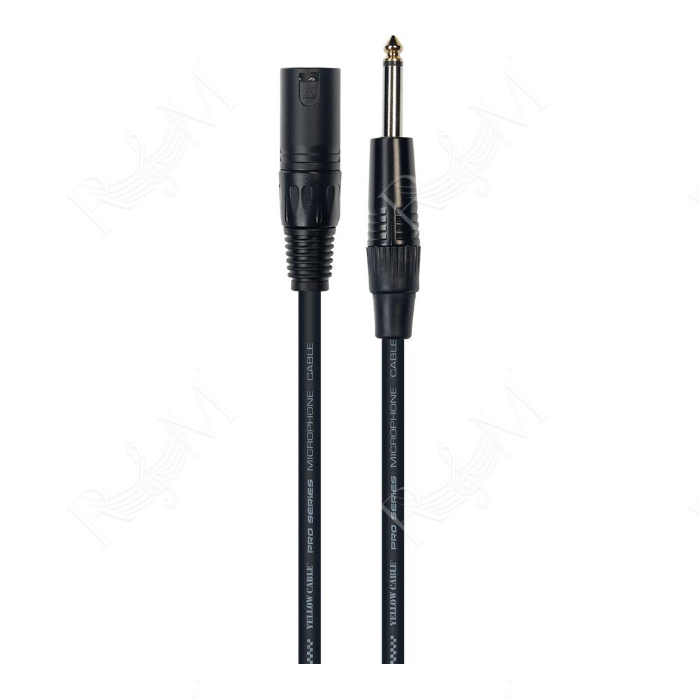 M03JX Cavo Microfonico Jack Sbilanciato/XLR Maschio 3 m