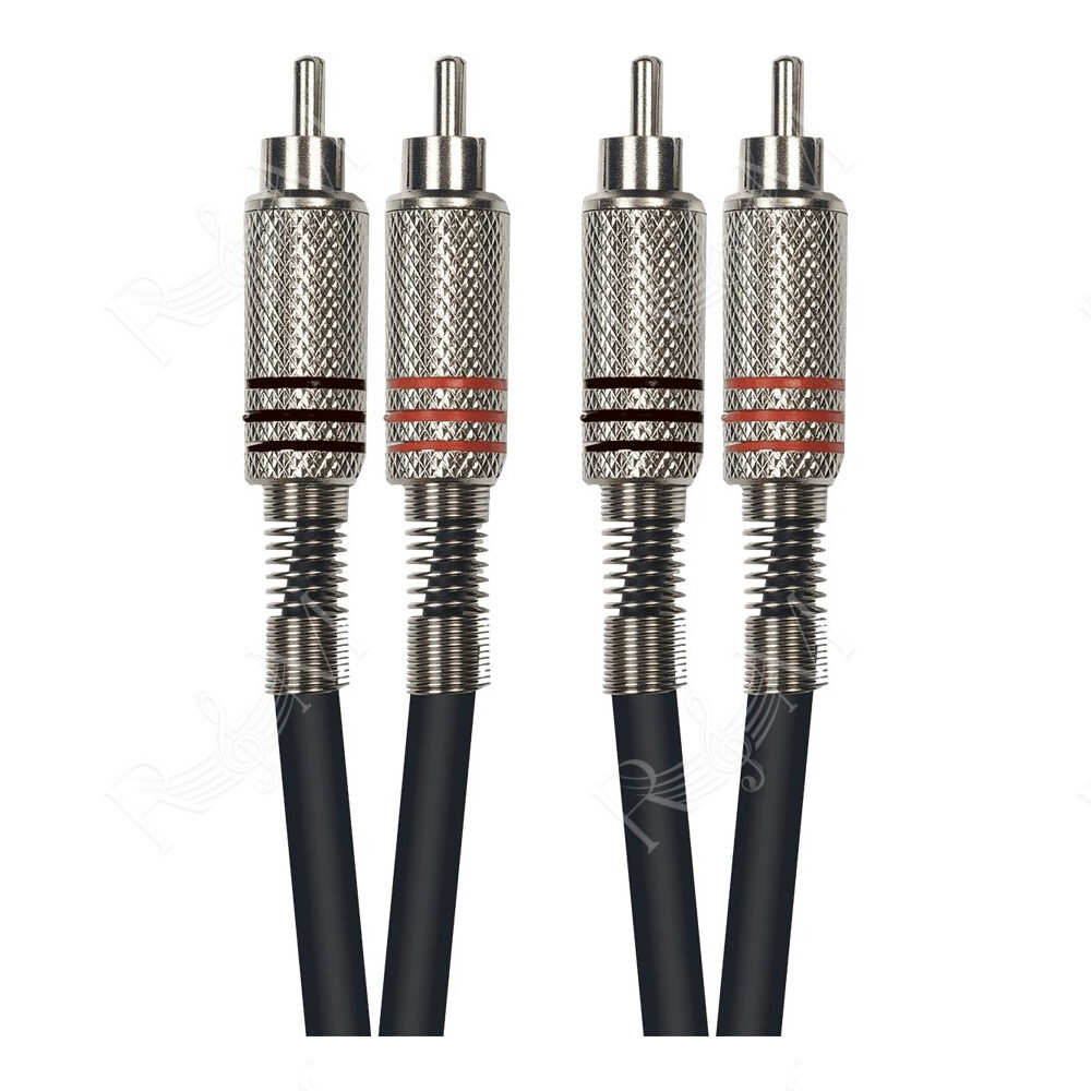 K04-3 Cavo Segnale 2x RCA Maschio/2x RCA Maschio 3 m