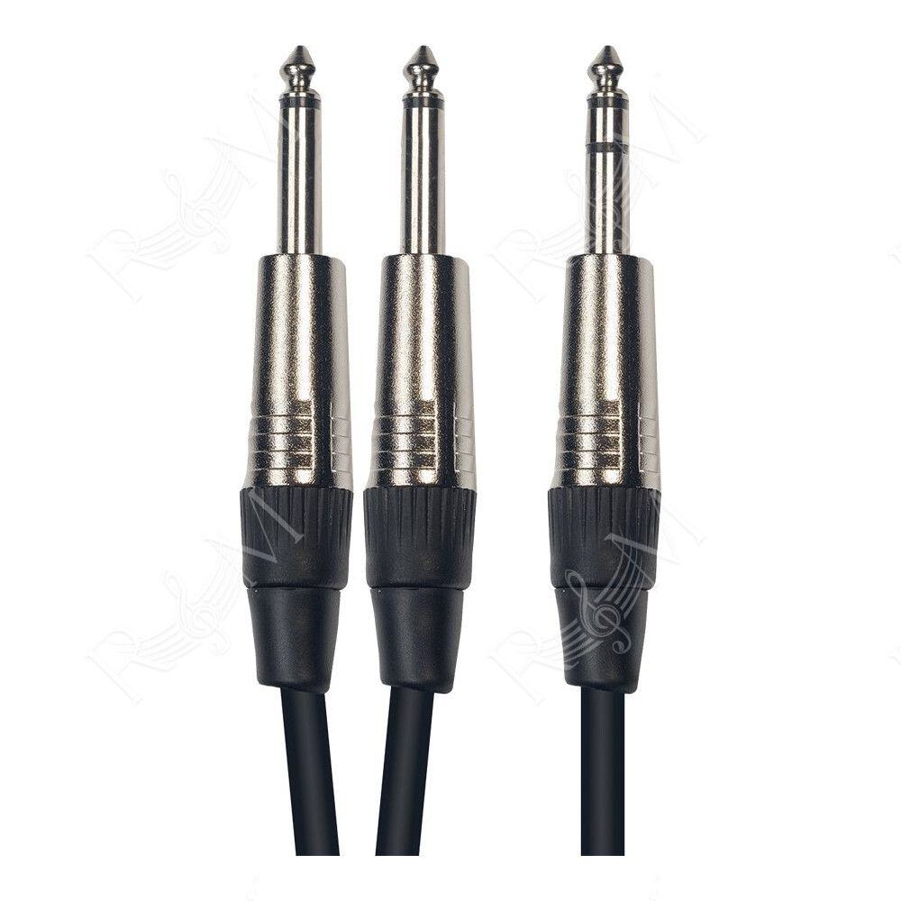 K05-6 Cavo Segnale 2x Jack Mono/Jack Stereo 6 m
