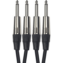 K08-6 Cavo Segnale 2x Jack Mono/2x Jack Mono 6 m