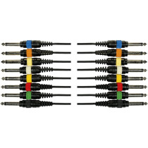 OC02 Frusta 8 Cavi Jack Mono/Jack Mono 5 m