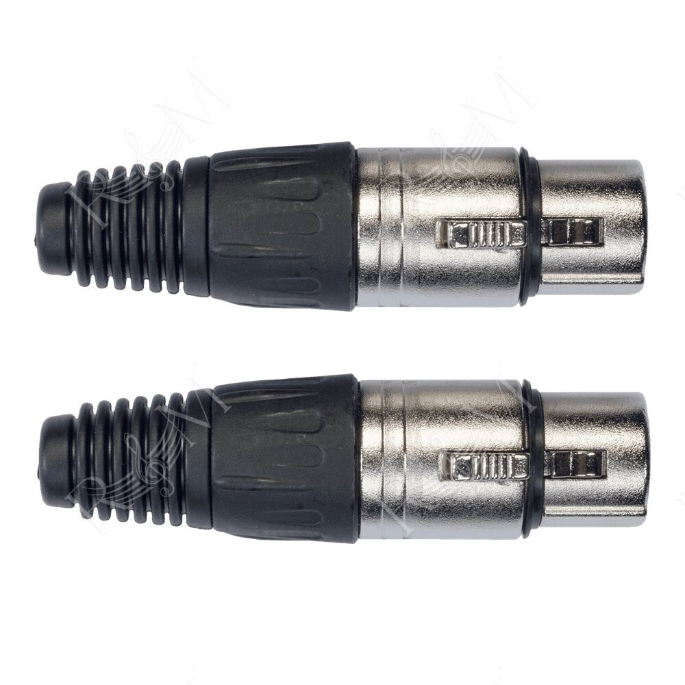 XLR02 Connettori XLR Femmina 2 Pcs
