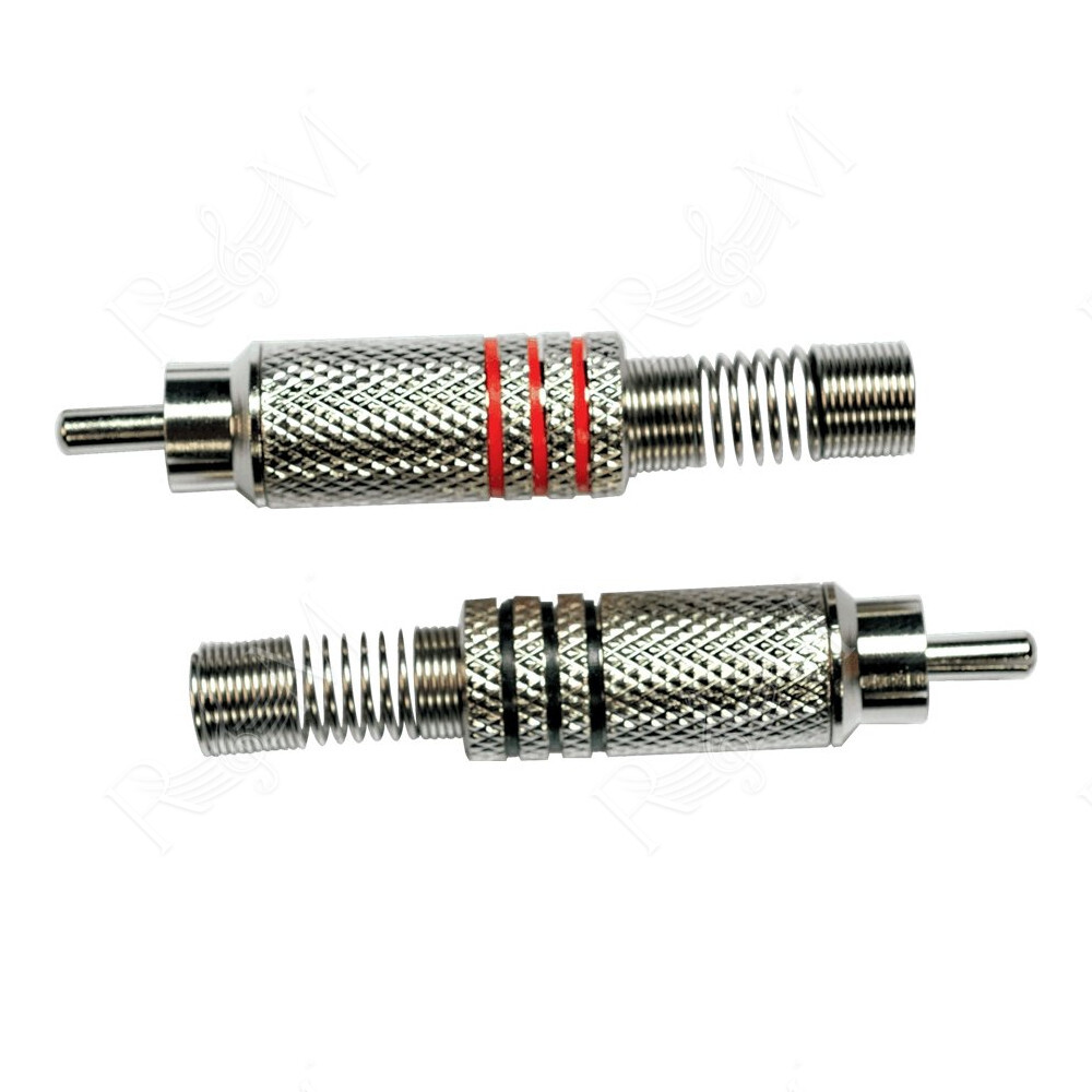 RCA01 Connettori RCA Maschio 2 Pcs
