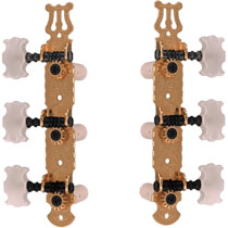 EZ1789G Meccaniche Chitarra Classica 1+1 Dorate 2 Pcs