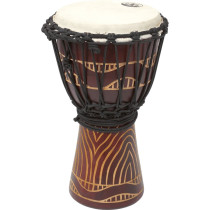 DA40-8T Djembe Slammer 8" Mogano Scolpito Rosso