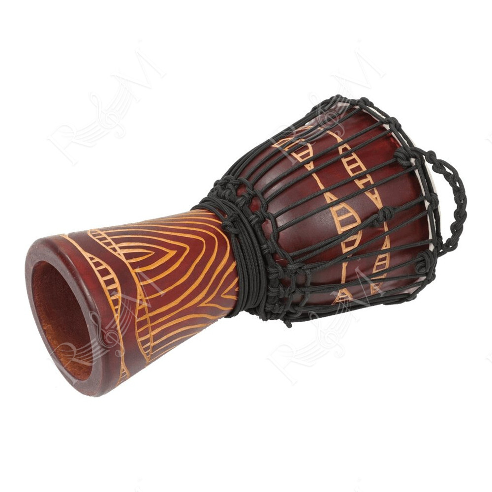 DA65-8T Djembe Slammer 14" Mogano Scolpito Rosso
