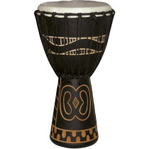 DA40-7G Djembe Slammer 8" Mogano Scolpito Nero