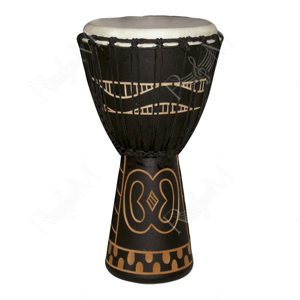 DA40-7G Djembe Slammer 8" Mogano Scolpito Nero