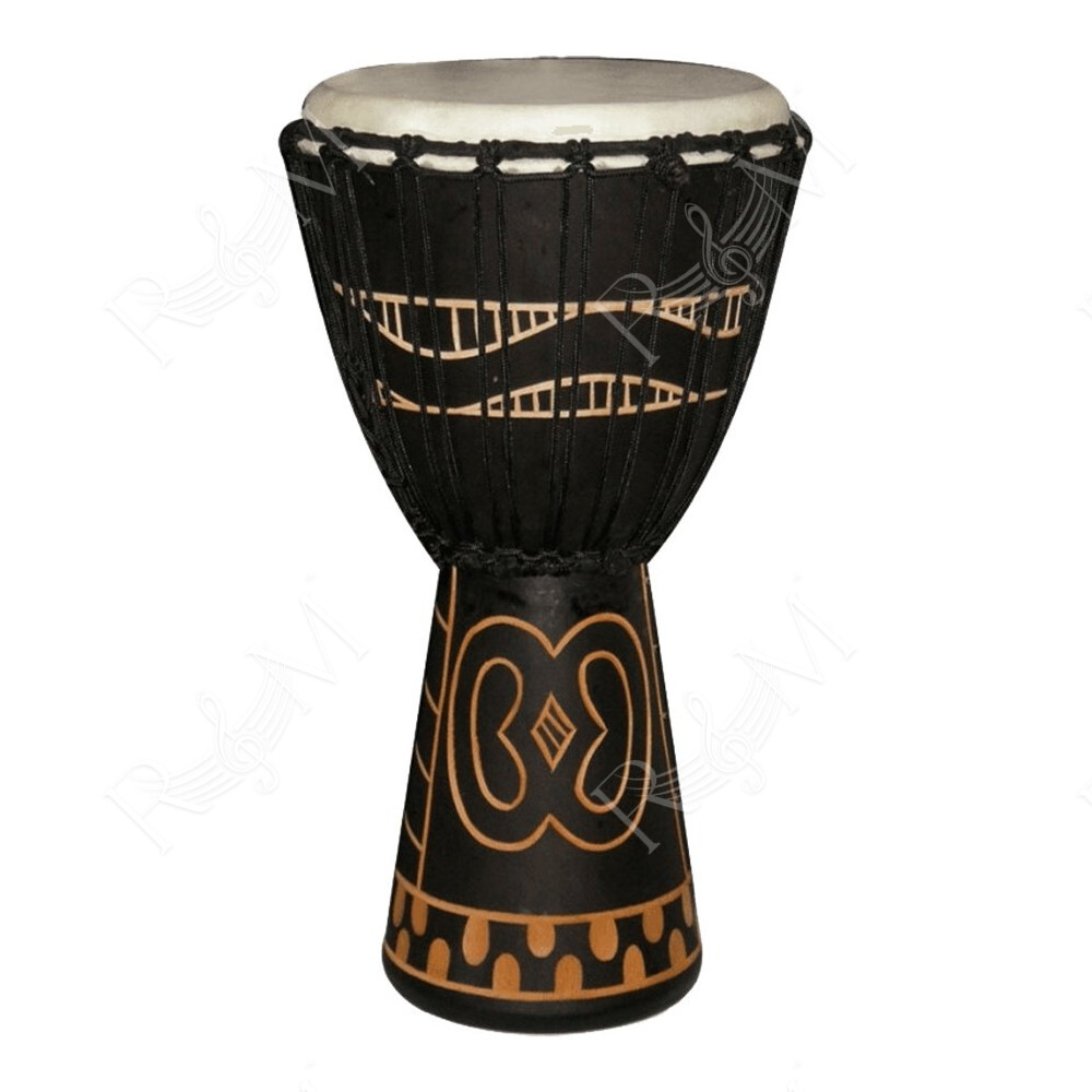 DA50-7G Djembe Slammer 10" Mogano Scolpito Nero