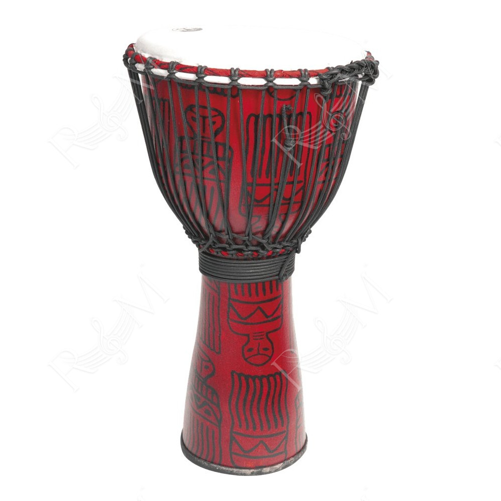 FIBD12-RD Djembe Fibra Energy 12" Sarong Rosso