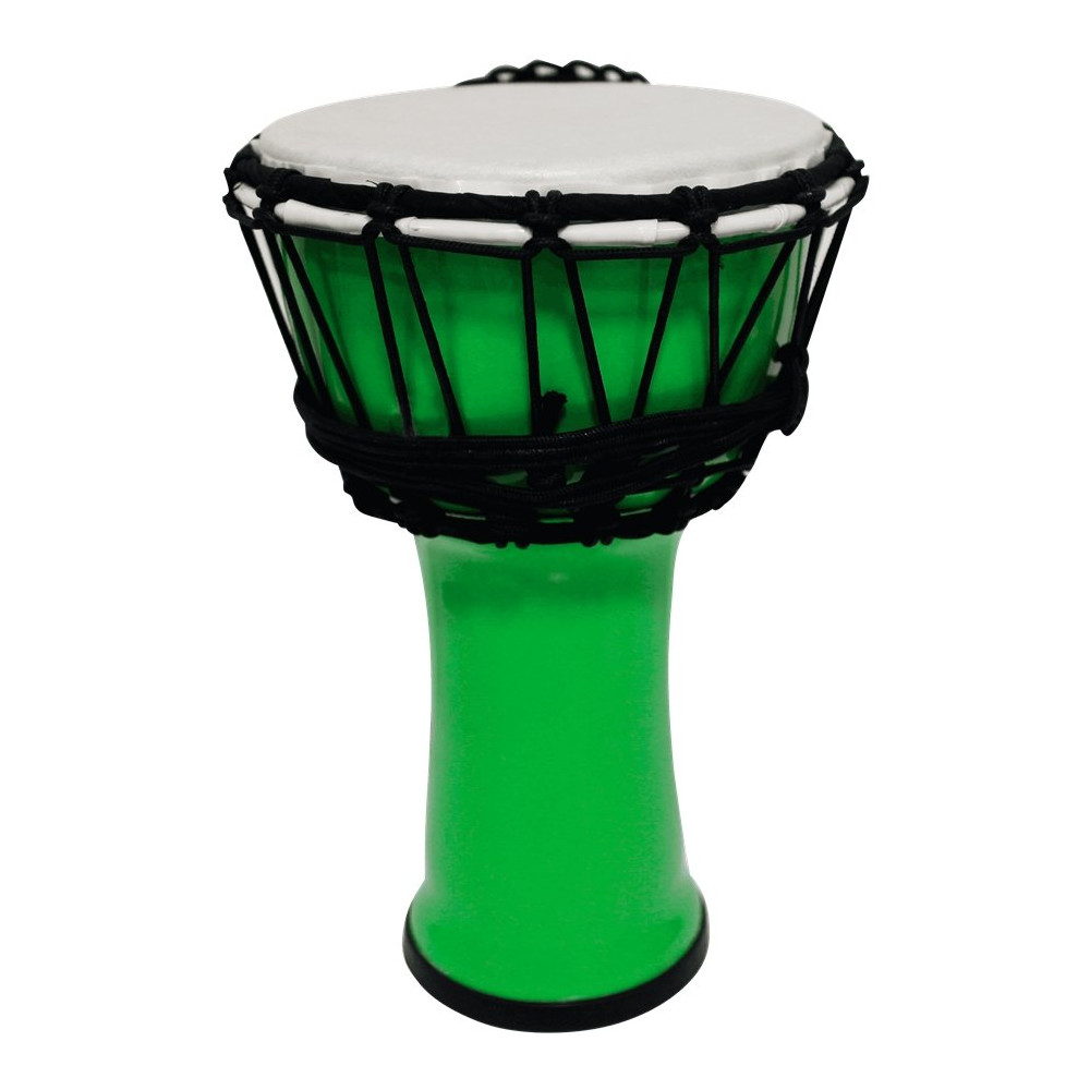DJPVC7-GR Djembe PVC 7" Verde Fluo