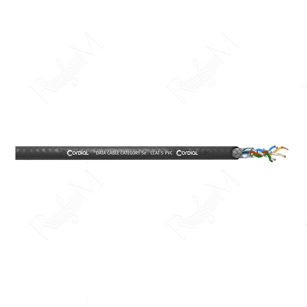 CCAT 5 PVC BLACK 100