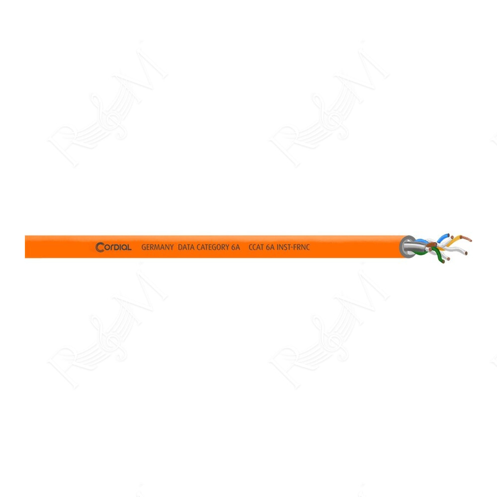 CCAT 6A INST-ORANGE 100 FRNC