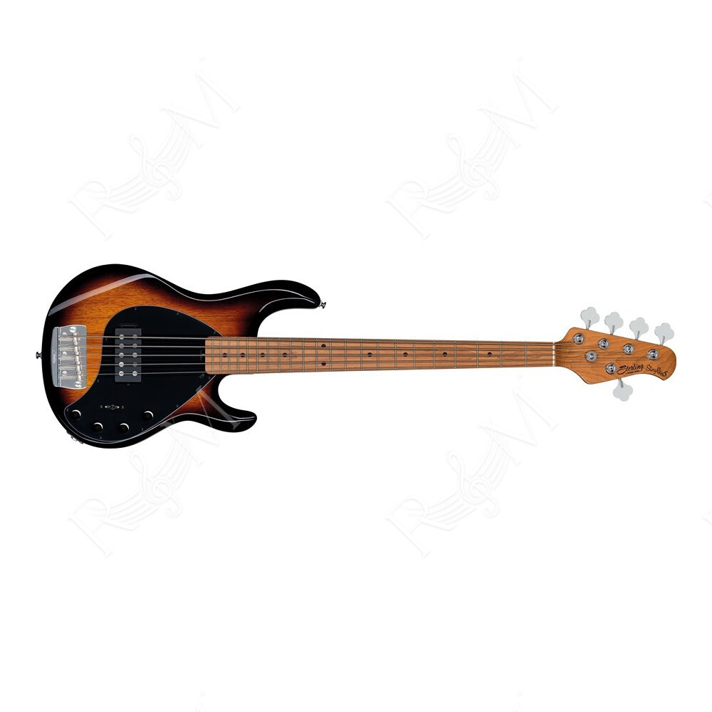 StingRay Ray35 5 Vintage Sunburst Tastiera Acero Roasted