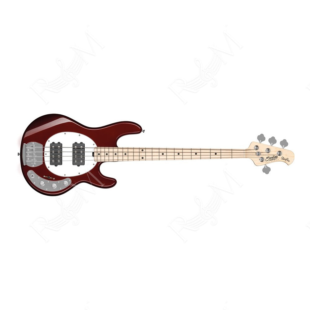 StingRay Ray4 HH 4 Corde Candy Apple Red Tastiera Acero