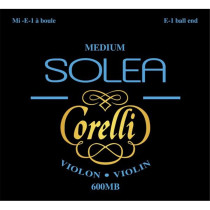 600MB Set Corde Violino Solea Corelli, Tensione Media, ball end