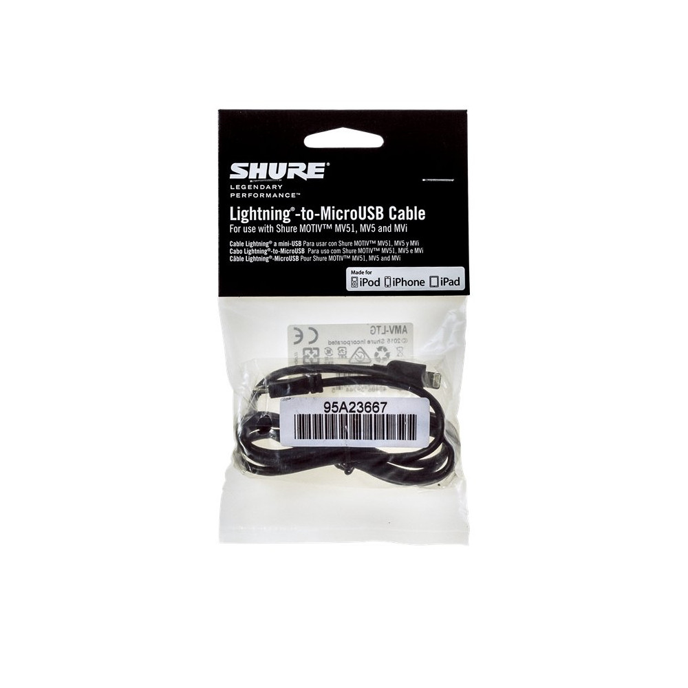 AMV-LTG Cavo USB Micro-B/Lightning 1m