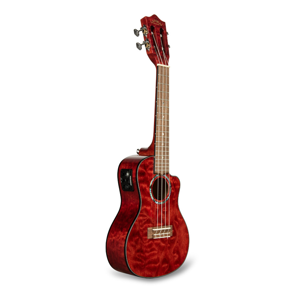 QM-RDCEC - Ukulele Concerto Quilted Maple