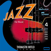Jazz Flat Wound JF34100 corda basso elettrico MI