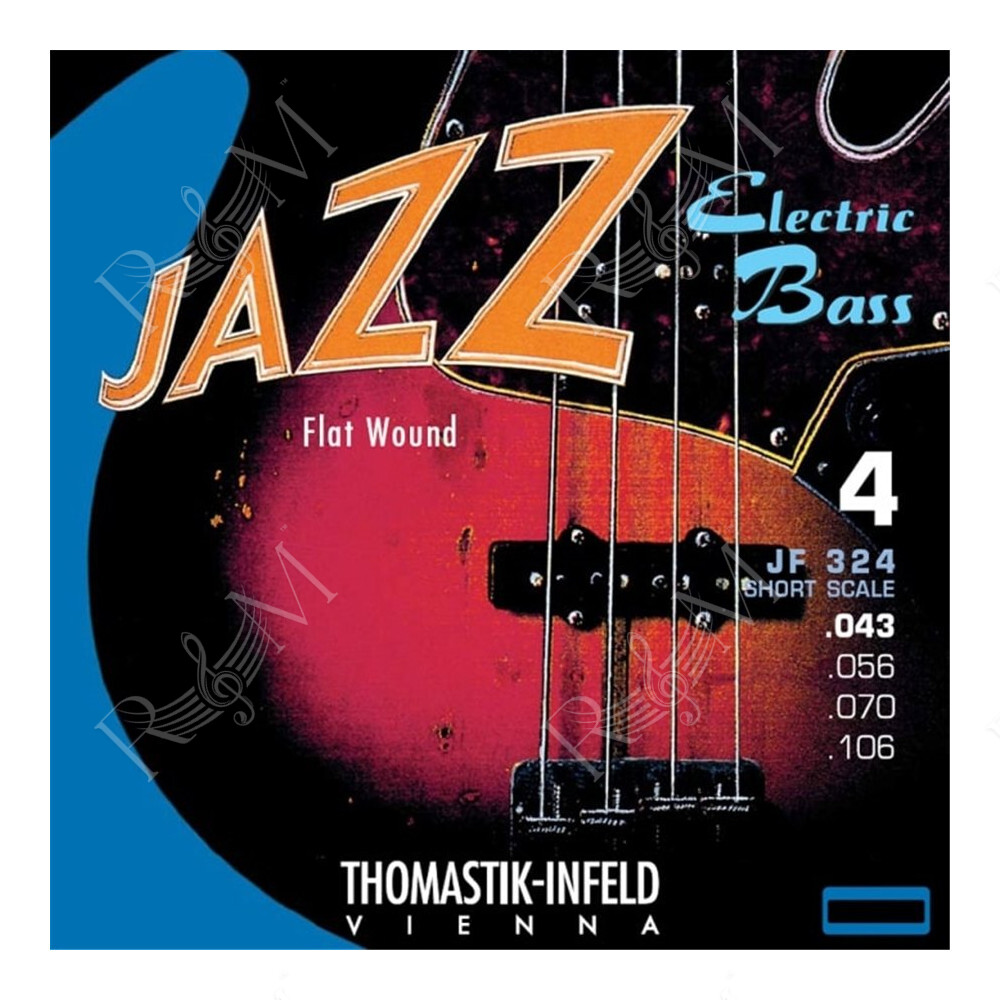Jazz Round Wound JR324 set basso 4 corde