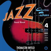 Jazz Round Wound JR344 set basso 4 corde
