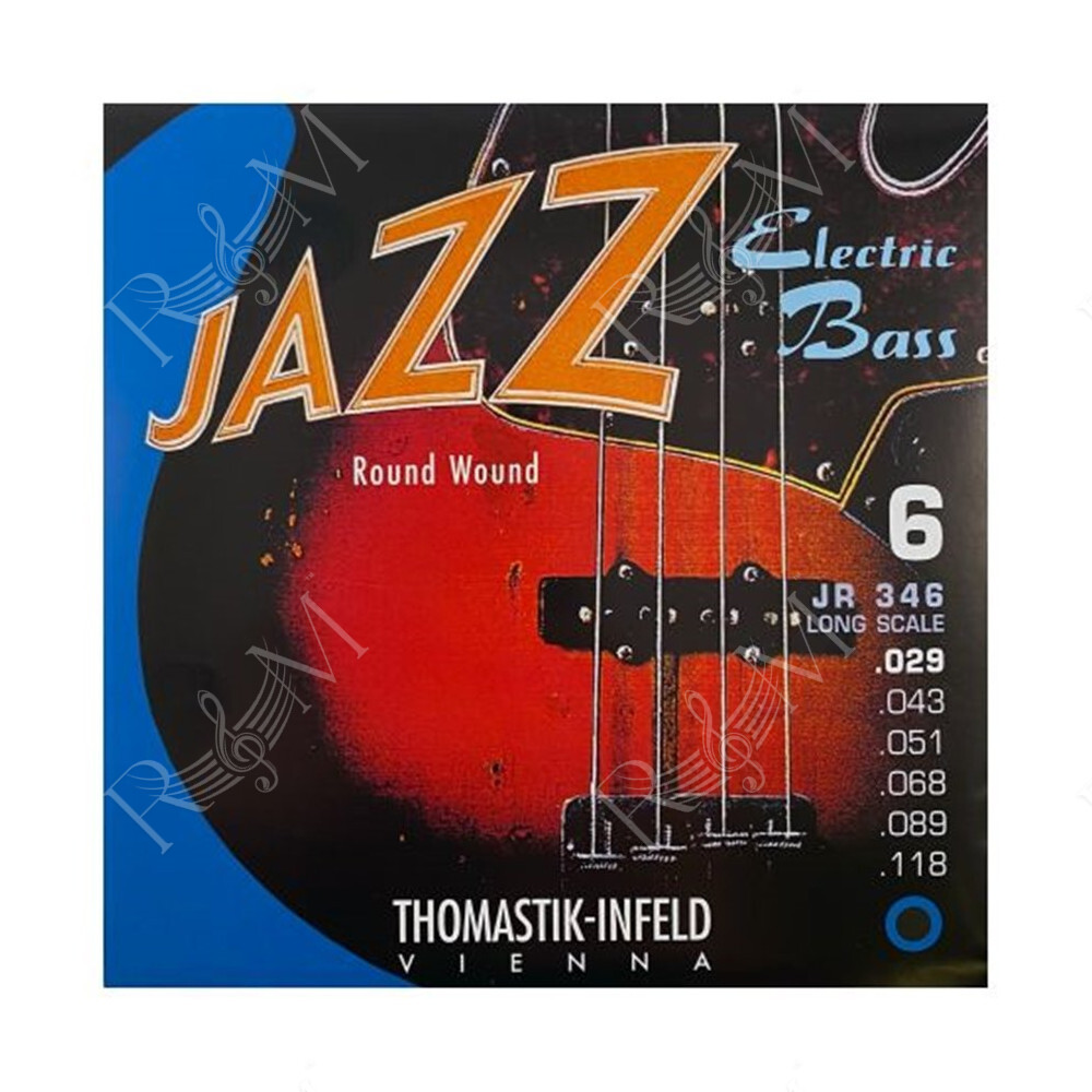 Jazz Round Wound JR346 set basso 6 corde