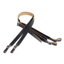M18-BLK Tracolla per Fisarmonica in pelle Black 1"