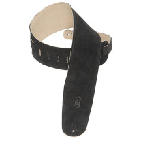 MS4-BLK Tracolla per basso in pelle scamosciata Black 3 1/2"