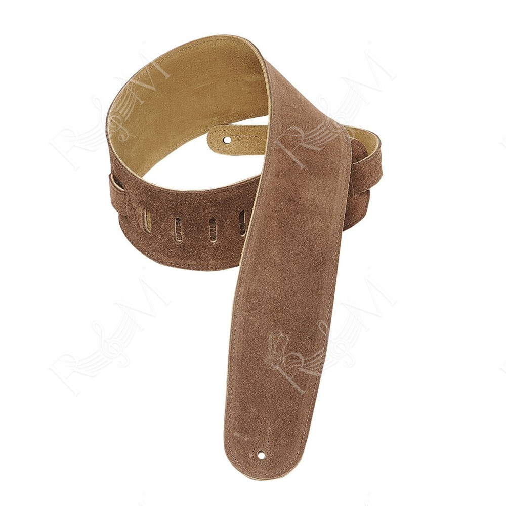 MS4-BRN Tracolla per basso in pelle scamosciata Brown 3 1/2"