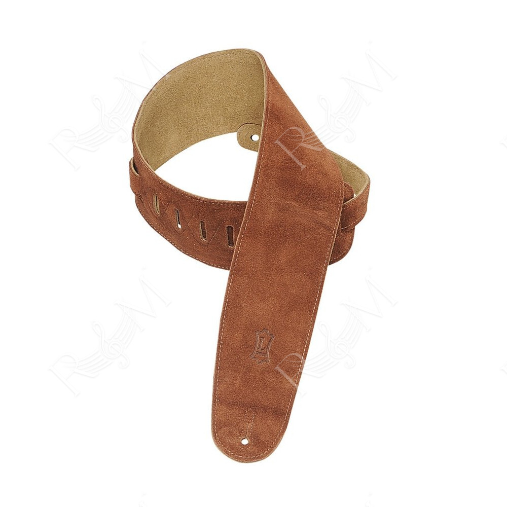 MS4-RST Tracolla per basso in pelle scamosciata Rust 3 1/2"
