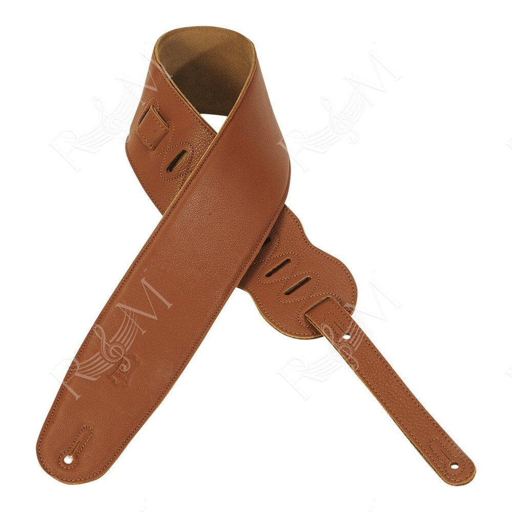 M4GF-TAN Tracolla in pelle con retro in pelle scamosciata Tan 3 1/2"