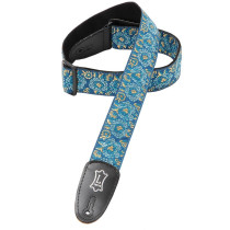 M8AS-BLU Tracolla in jacquard Blue con retro in polipropilene 2"