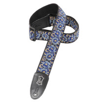 M8AS-NAV Tracolla in jacquard Navy con retro in polipropilene 2"